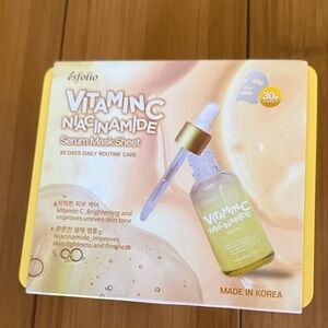 Esfolio Vitamin Niacinamide Serum 30 sheet masks
